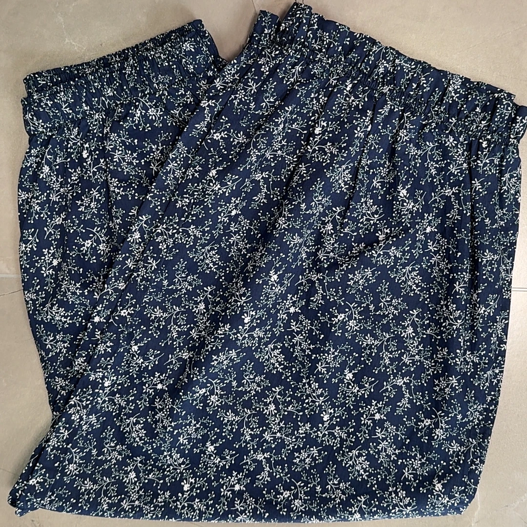 全棉新款夏款女八分裤束脚裤休闲裤