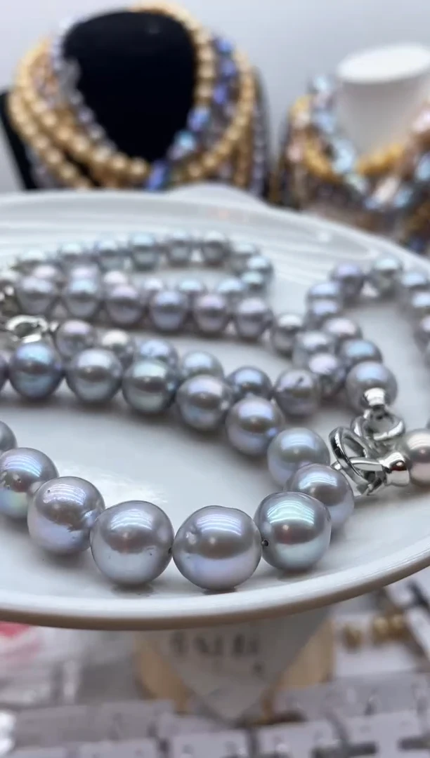 【闪购商品】淡水珍珠颈饰钛钢74