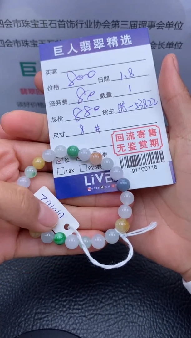 【闪购商品】翡翠颈饰未镶嵌多人-91100718