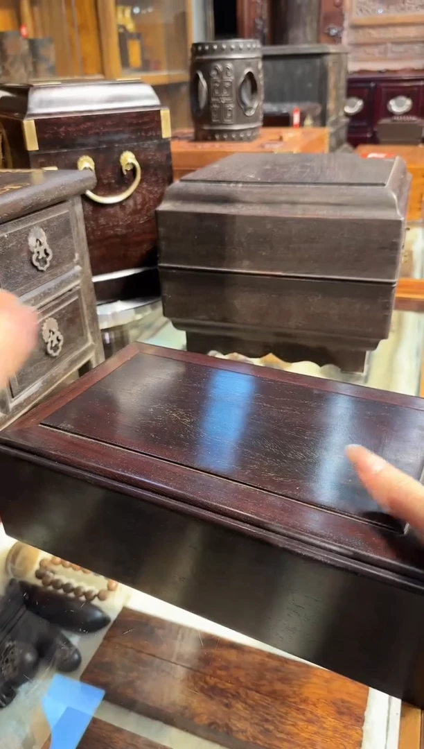 【闪购商品】木木艺紫檀素面机关箱498.8888