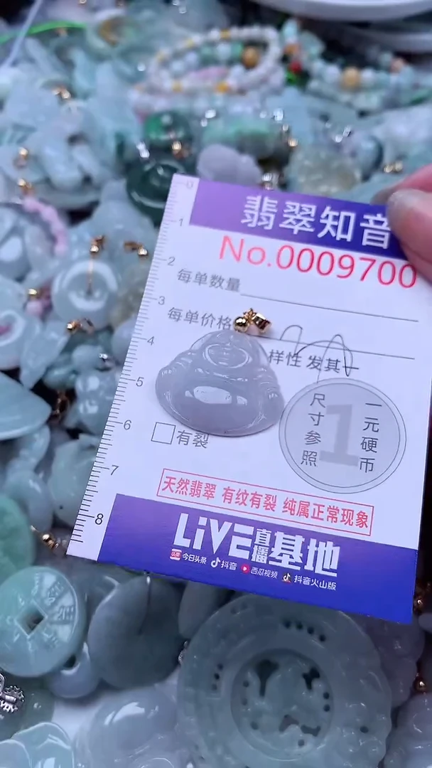 翡翠未镶嵌吊坠(不含链)9700