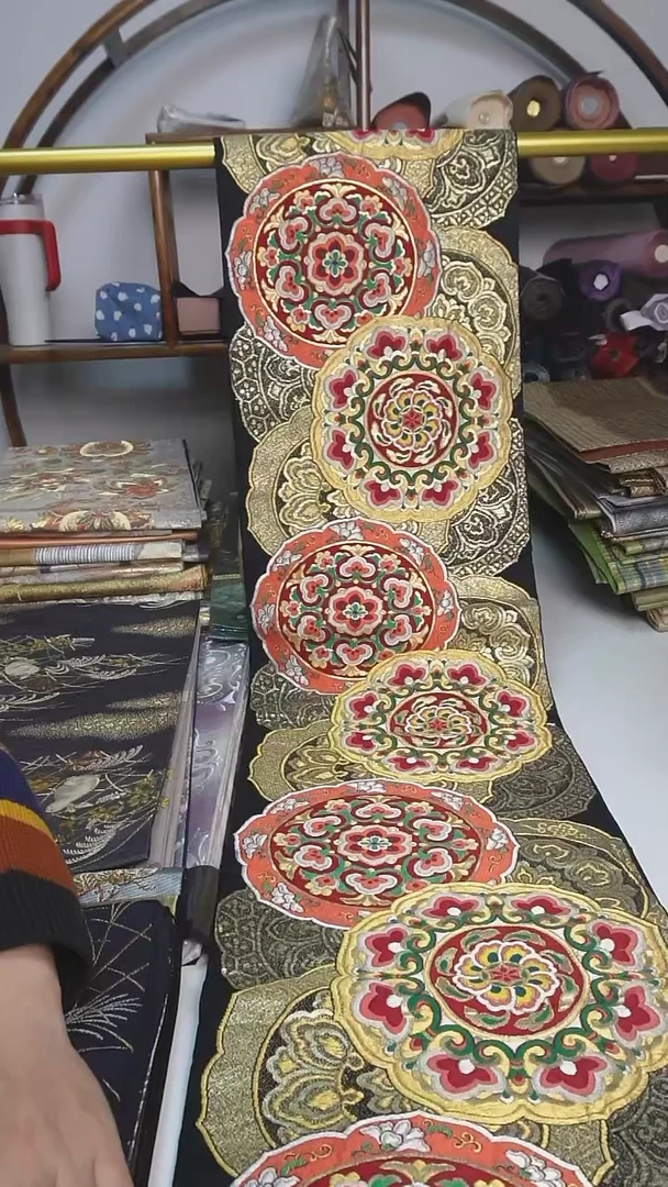 【闪购商品】织绣西阵织六通宝相花