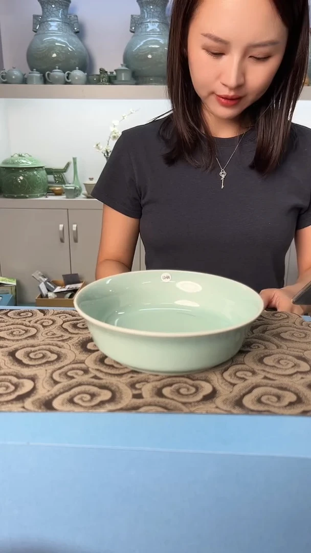 龙泉云间青瓷小米茶器