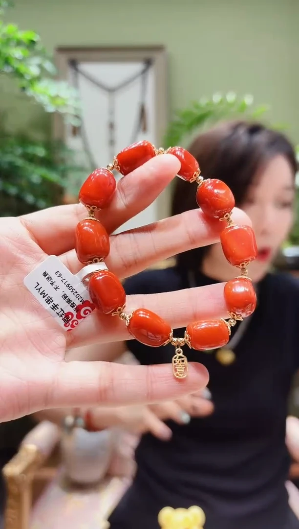 未镶嵌手串南红玛瑙南红手串MYL0917-63