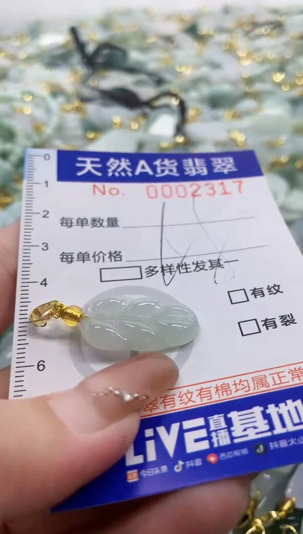 颈饰未镶嵌翡翠天然A货翡翠