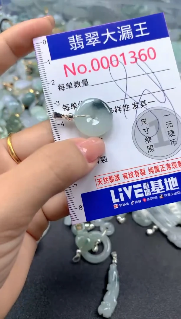 颈饰未镶嵌翡翠1360