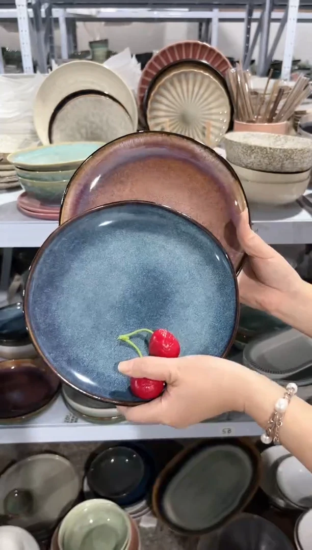 【闪购商品】瓷片外贸尾货瑕疵满20包邮X2 小盘组合