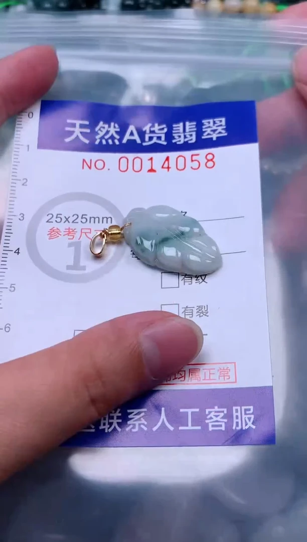 吊坠(赠链)未镶嵌翡翠1