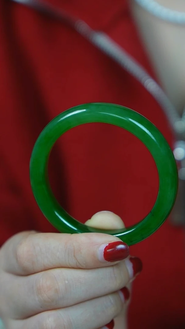 【闪购商品】和田玉手镯未镶嵌和田玉手镯圈口55/GG/1