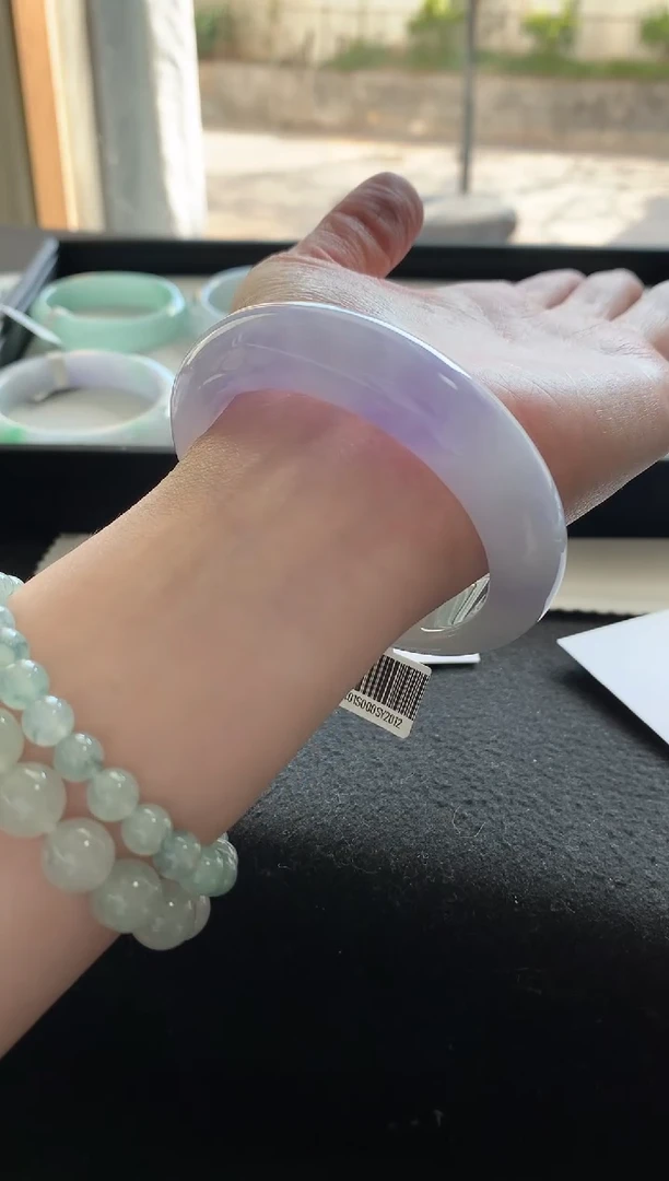 未镶嵌手镯翡翠54.8正圈买断Y2012