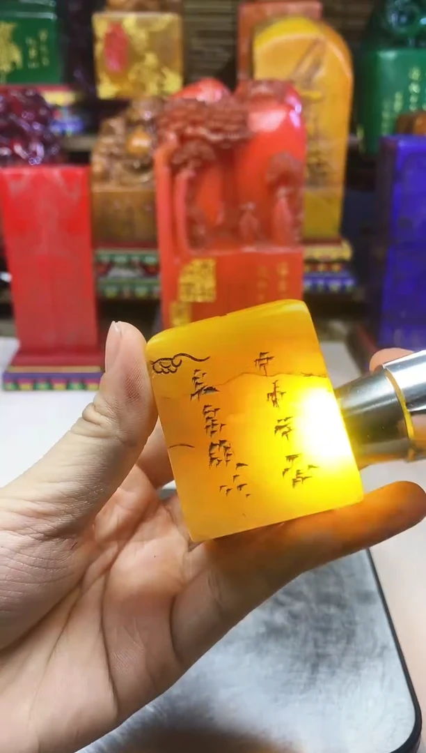 寿山石印石纯天然篆刻石料