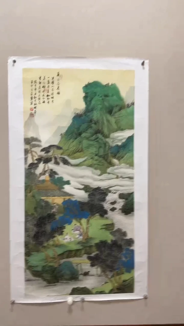国画杜明华-国画山水8平尺