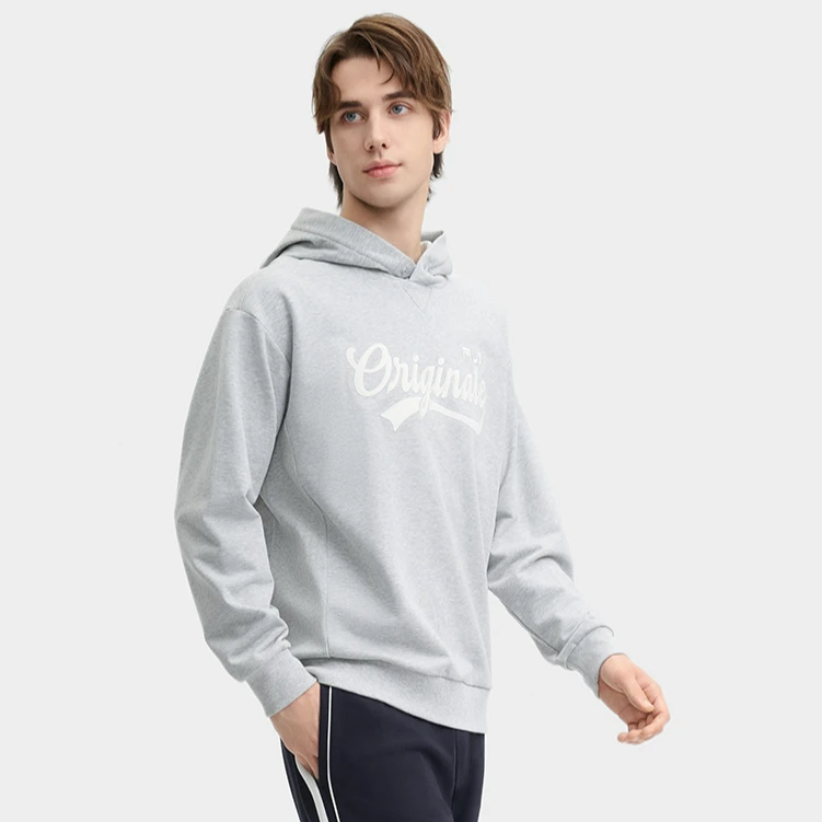 斐乐男装连帽卫衣2024冬季新款休闲针织长袖上衣F11M449212F