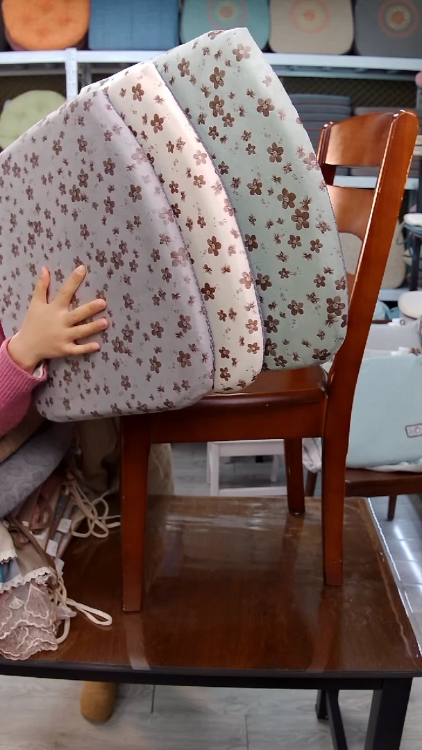 布碎花记忆棉：绿色2个灰2个米2个