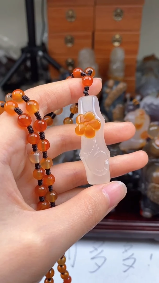 【闪购商品】玛瑙/玉髓颈饰未镶嵌AA