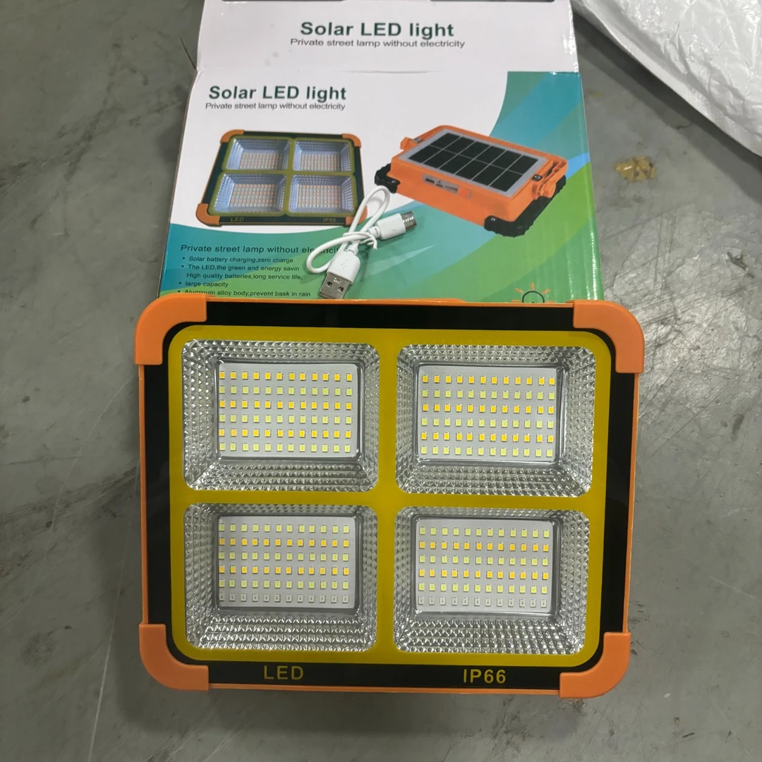 D5-户外太阳能两用12000mAh-5000W摆摊钓鱼露营灯10小时续航应急