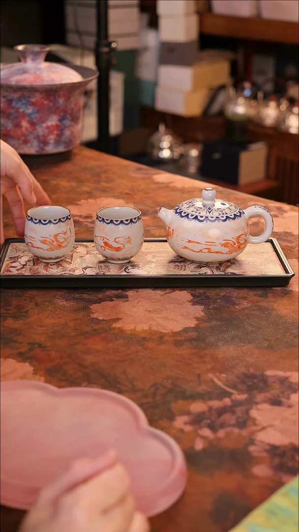 【闪购商品】陶瓷茶具（无礼盒无茶盘）@@A10566