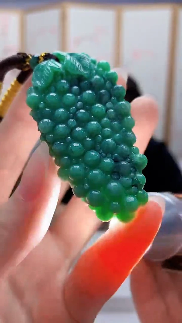 未镶嵌定制翡翠5060ry-毛货挂件2