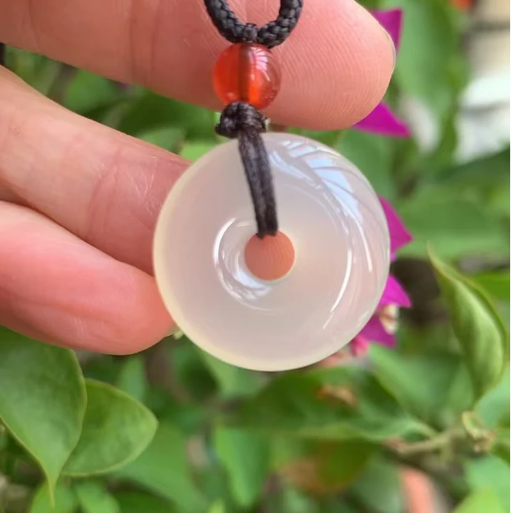 天然玛瑙玉髓平安扣