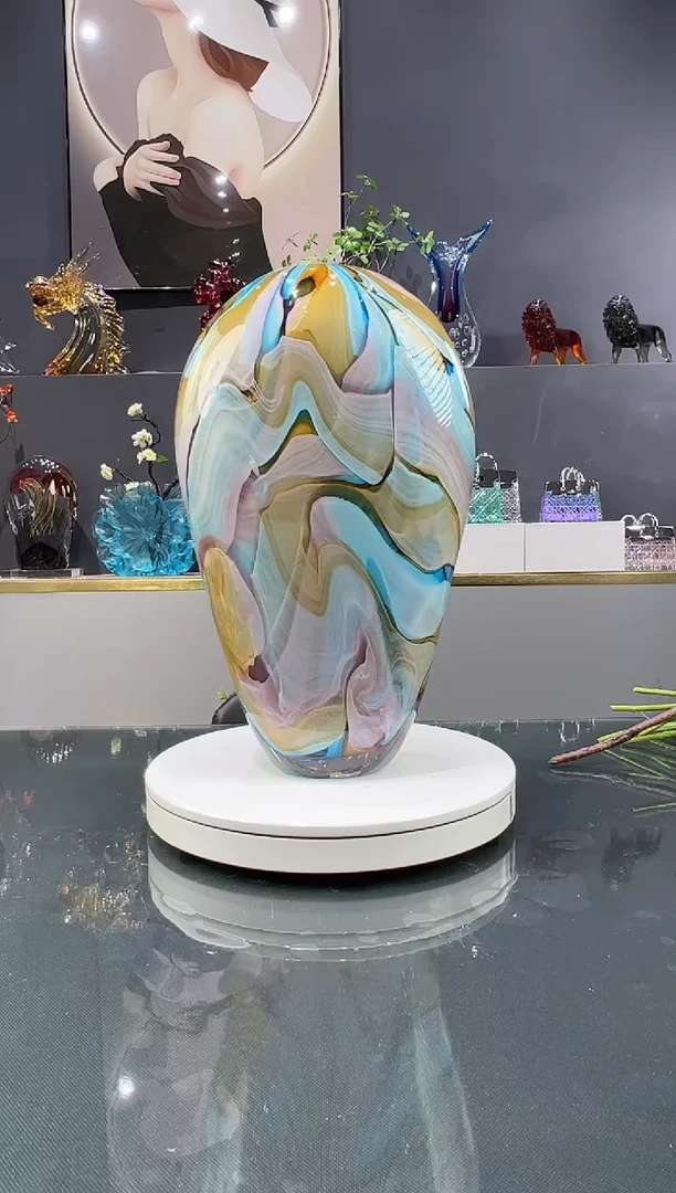 琉璃水晶琉璃摆件1个