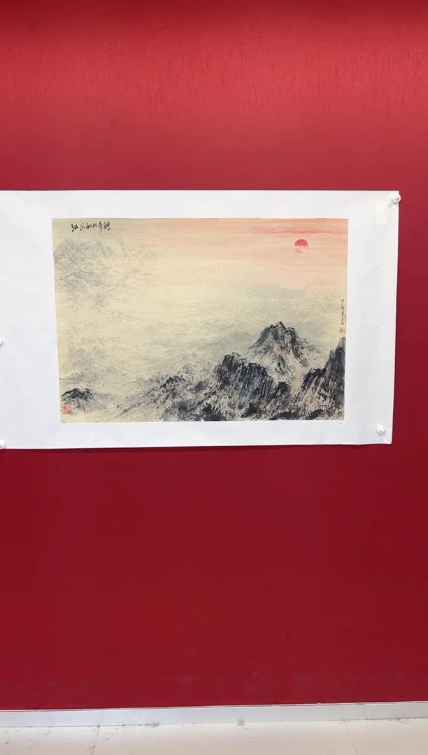 国画傅云石老师画作