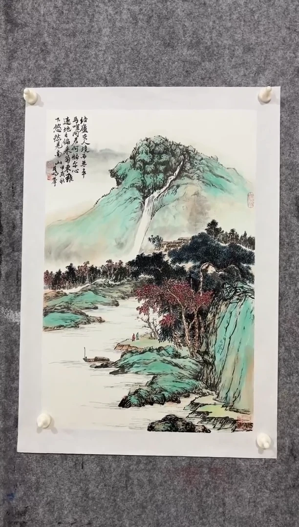 【闪购商品】国画 明峰老师精品2.7平尺作品