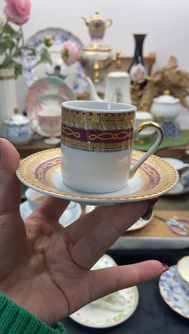 瓷片全新地球飞鸟摩卡杯谨慎参拍，防伪帖撕毁无售后