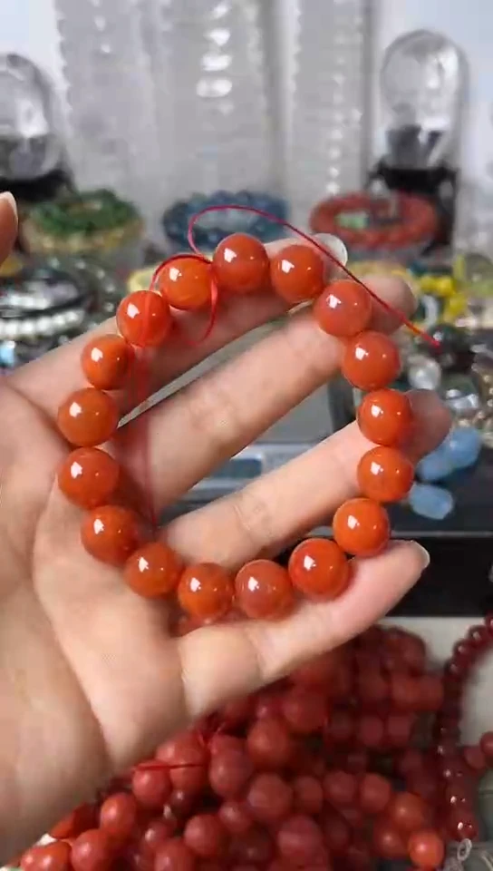 【闪购商品】南红玛瑙手链未镶嵌矿坑