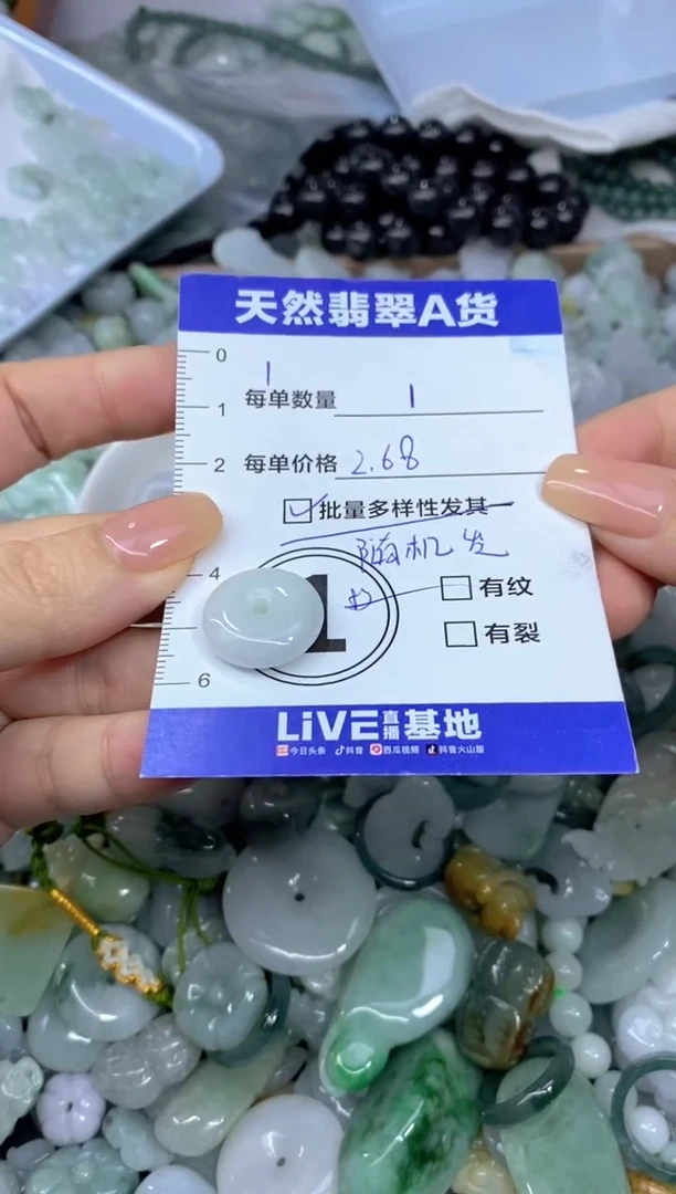 颈饰未镶嵌翡翠天然翡翠A货批量多样性发一件