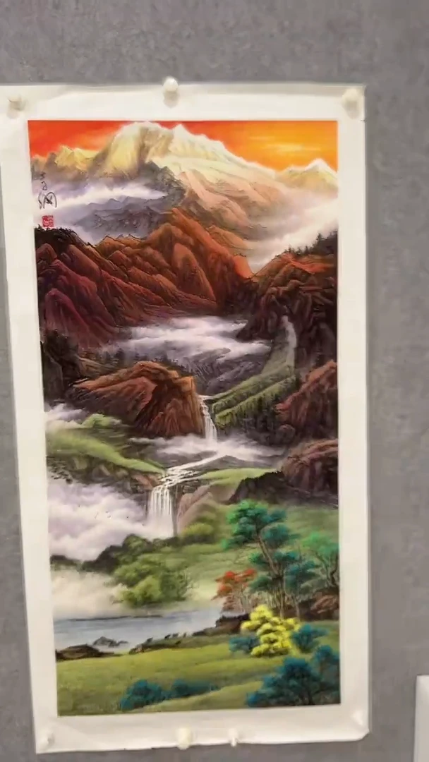 国画李纲-8平尺-山水国画