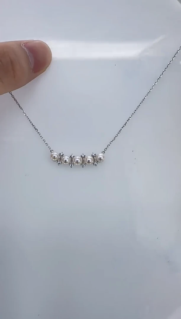 银S925镶嵌海水珍珠DA珍珠吊坠6-7 a585