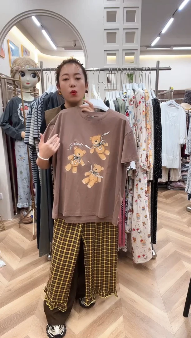 棉半袖长裤150斤以下