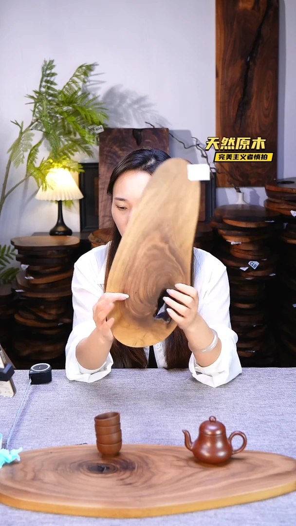 木北美黑胡桃原木.干裂疤结不属于商品质量问题完美主义者慎拍
