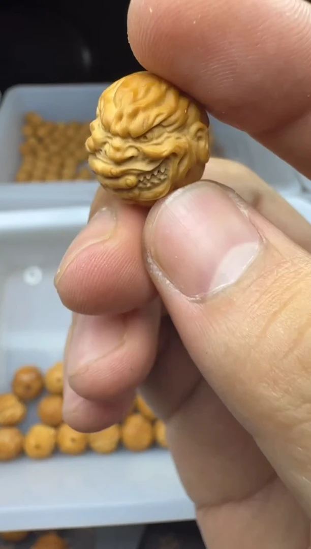 吊坠猴头核桃不语 素