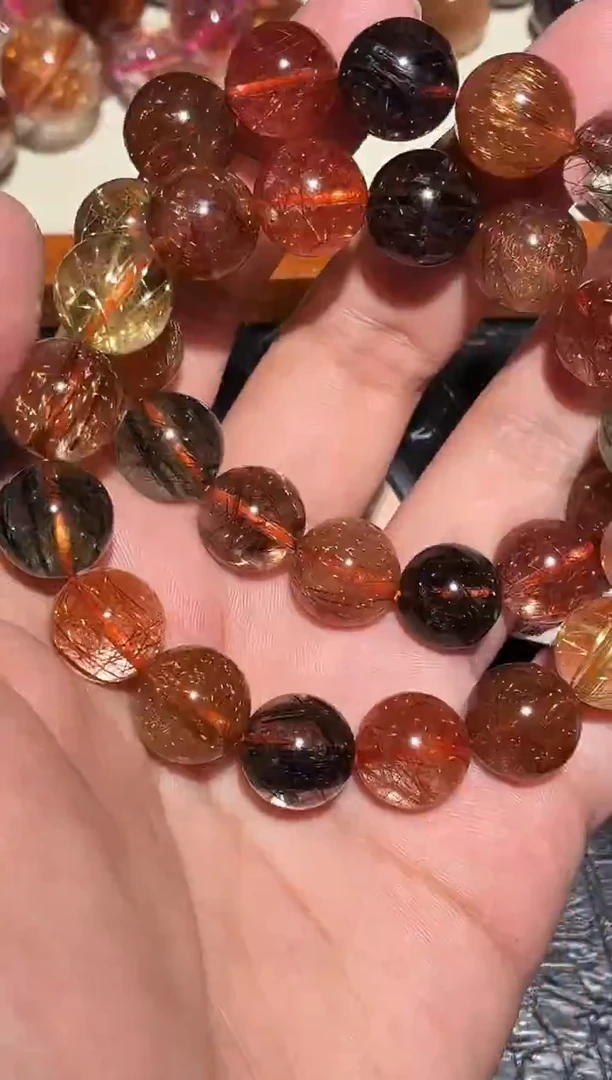 未镶嵌手链水晶彩发单圈A13（多样性发其一）