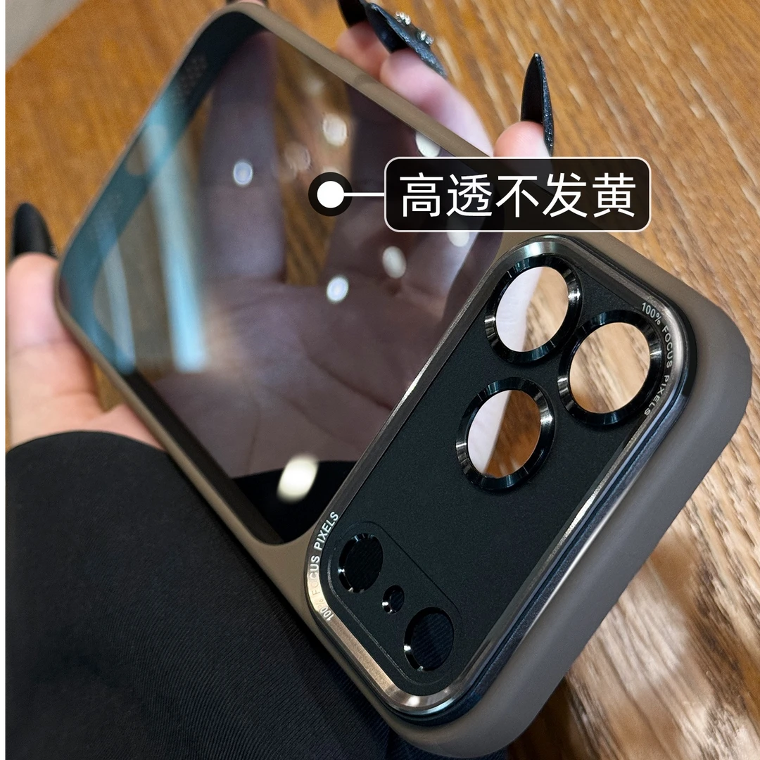 新款适用苹果17手机壳金属镜头iphone17promax保护套16全包防摔