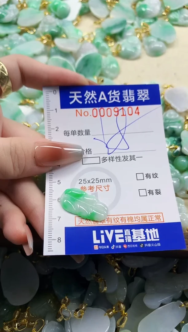 颈饰未镶嵌翡翠妮**芳天然A货翡翠