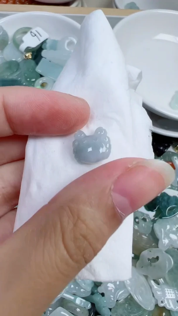 散珠翡翠378号链接，A货翡翠