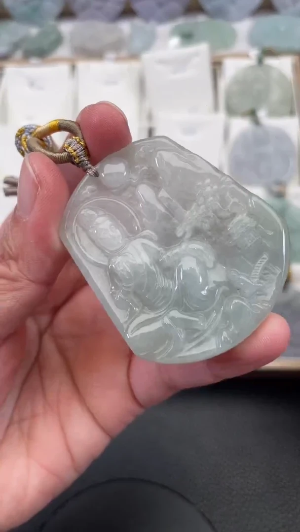颈饰未镶嵌翡翠天然缅甸翡翠A货204