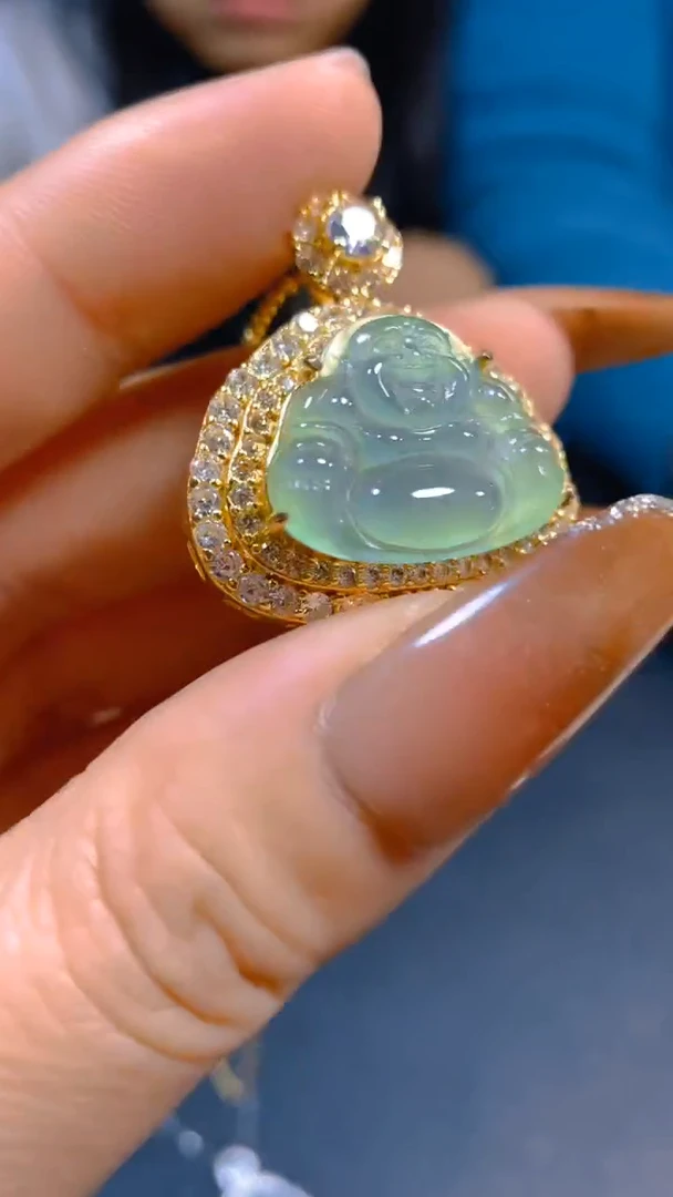 【闪购商品】翡翠吊坠(赠链)未镶嵌0800073944多样性发一