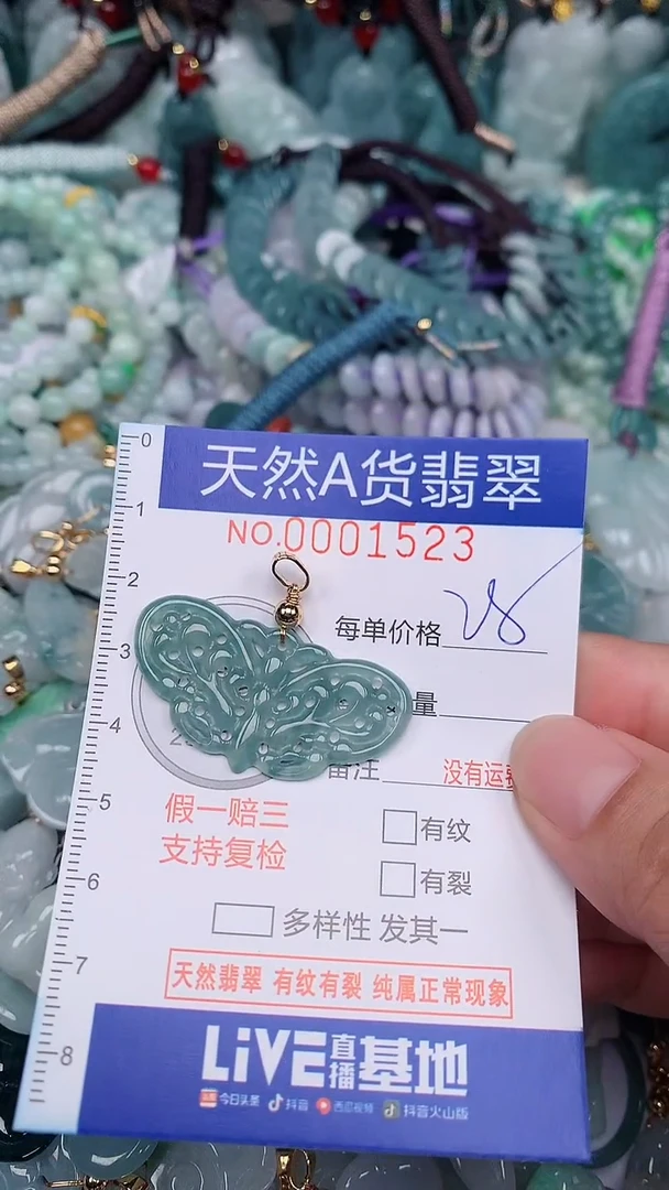 翡翠未镶嵌颈饰...0001523