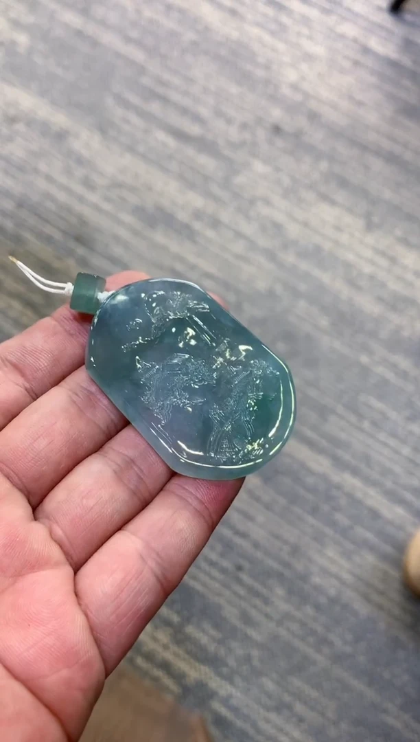 颈饰未镶嵌翡翠天然A货翡翠