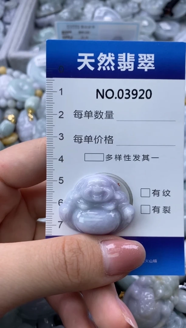 翡翠未镶嵌颈饰缅甸A货翡翠03920