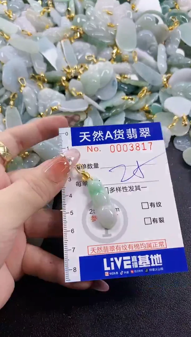 颈饰未镶嵌翡翠天然A货翡翠