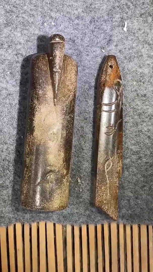 未镶嵌和田玉把件一单2个