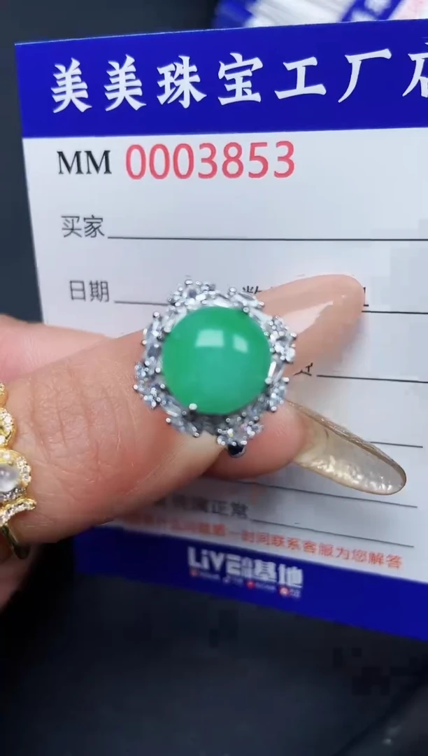 【闪购商品】翡翠颈饰银S925镶嵌3853