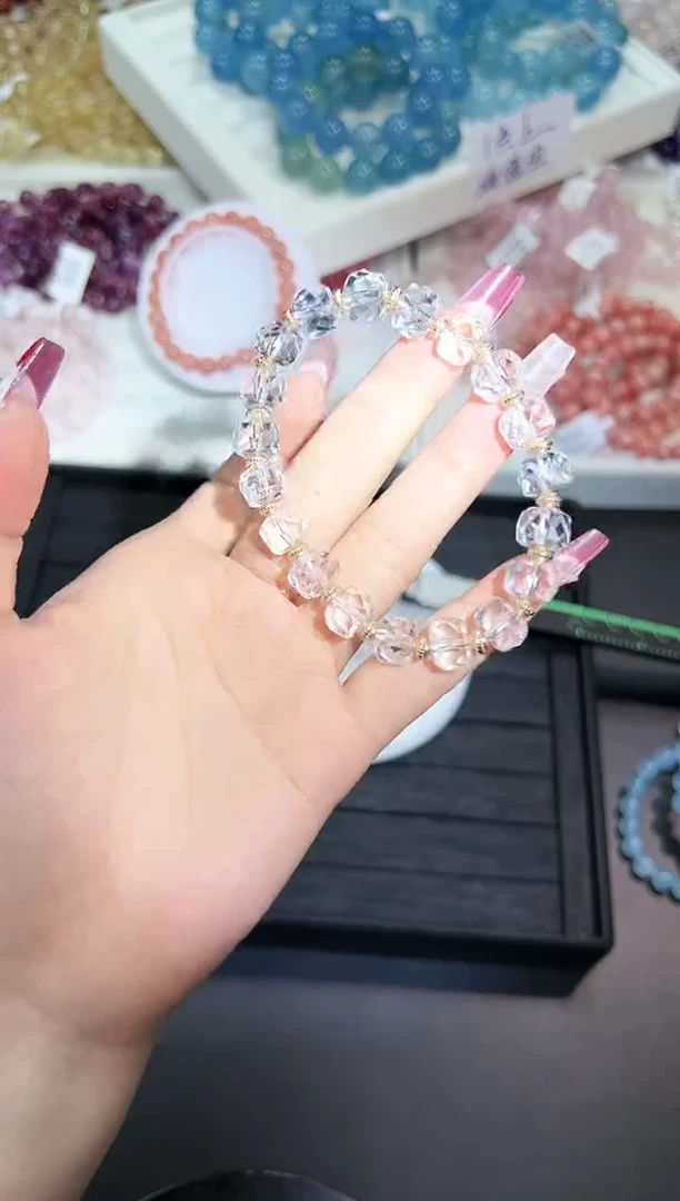 【闪购商品】水晶手串未镶嵌74a多样性发其一/1条默认微瑕