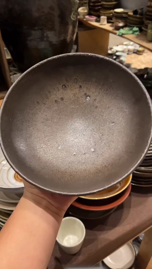 【闪购商品】瓷片409    黑金收口菜盘1个