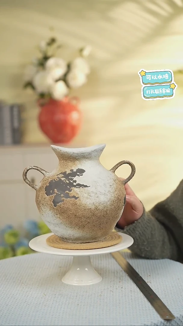 景德镇高温陶瓷花瓶摆件