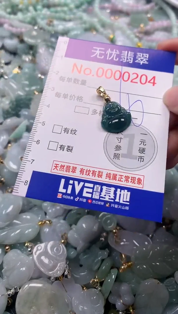 吊坠(不含链)未镶嵌翡翠204